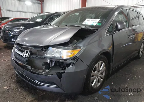 2015 Honda Odyssey Ex z USA, uszkodzony, nr VIN 5FNRL5H46FB002526
